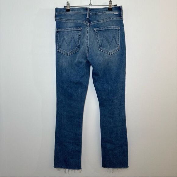 Mother Denim The Mid Rise Dazzler Ankle Fray Riding the Cliffside Size 28 - Picture 4 of 14